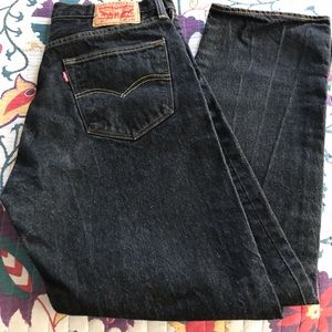 Men’s black Levi’s 501